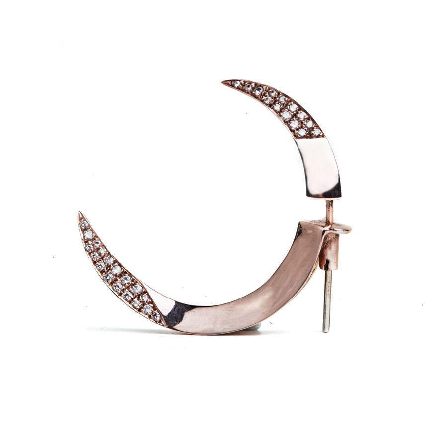 Uncini oro rosa con diamanti UNCINI | OR F/R BIG OROAU9R CT 0,85